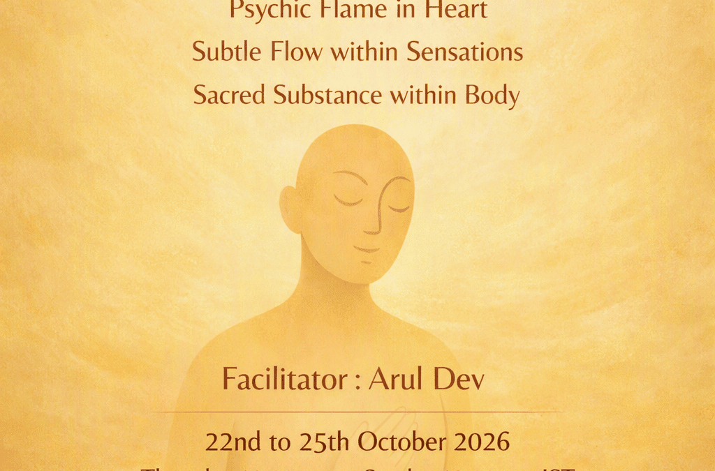 Integral Sadhana Retreat (Deeper Body Work) October 2026